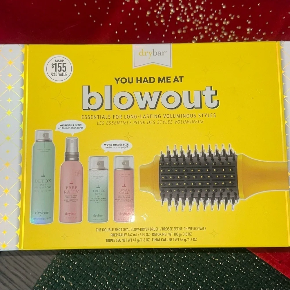 Drybar You Had Me At blowout set NEW